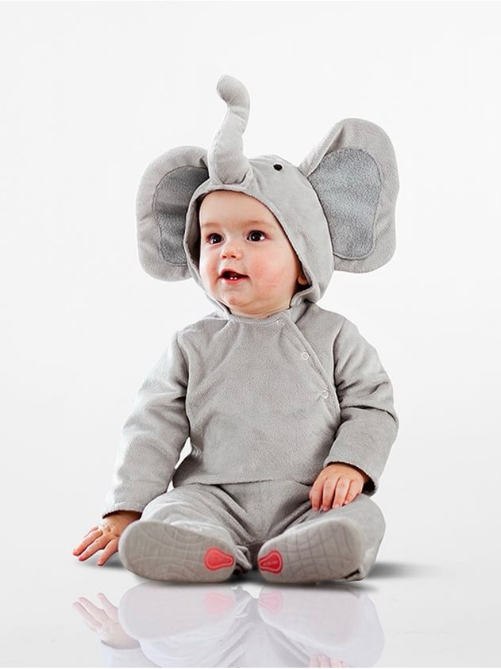 Pottery Barn Kids Baby Elephant gray Halloween costume size 12-18 Months